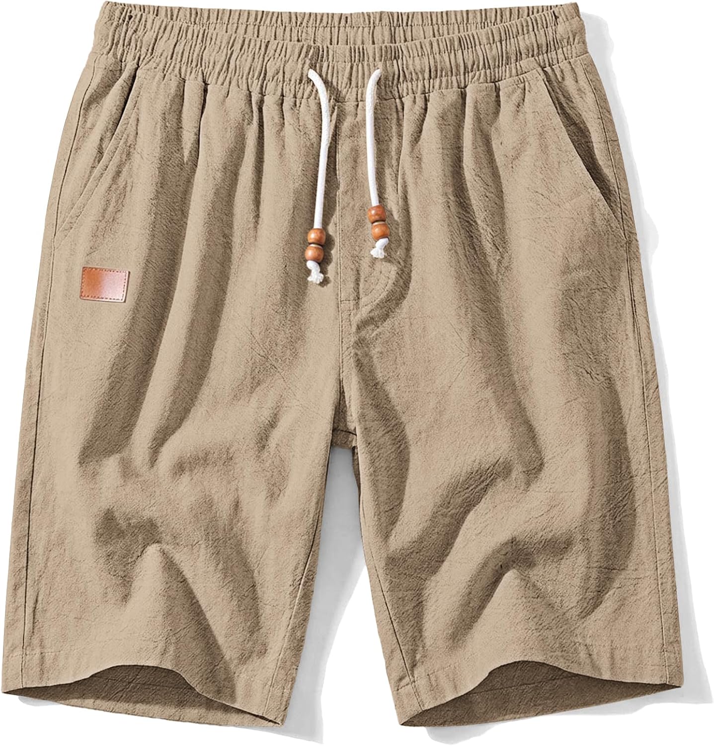 Thumbnail 2 de TARAINYA Leinen Kurze Hosen Herren – Baumwolle & Leinen Mischung mit Gummizug, Freizeithose mit Taschen