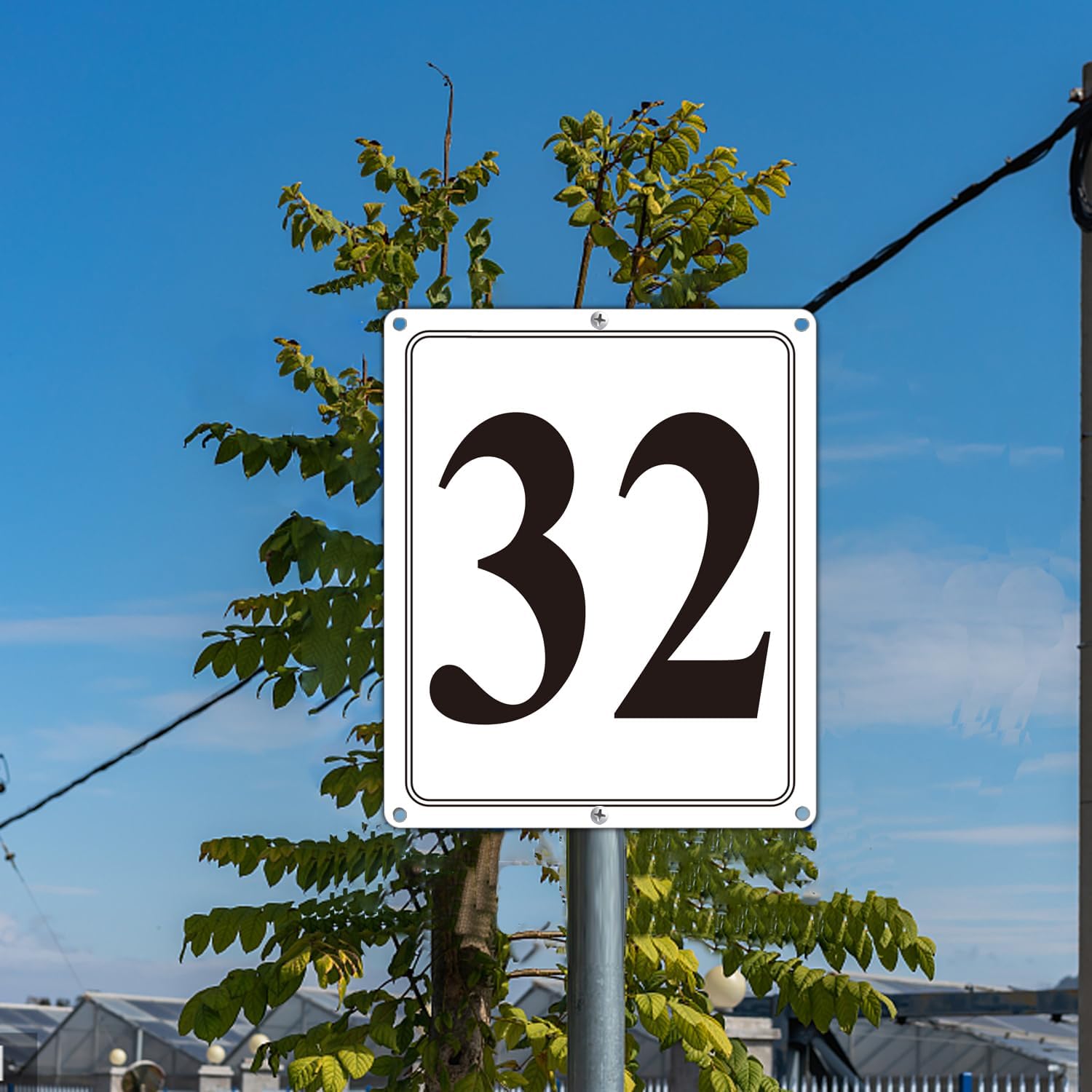 Thumbnail 4 de i-CowFun Aluminum Number Sign 12 x 10 Inches