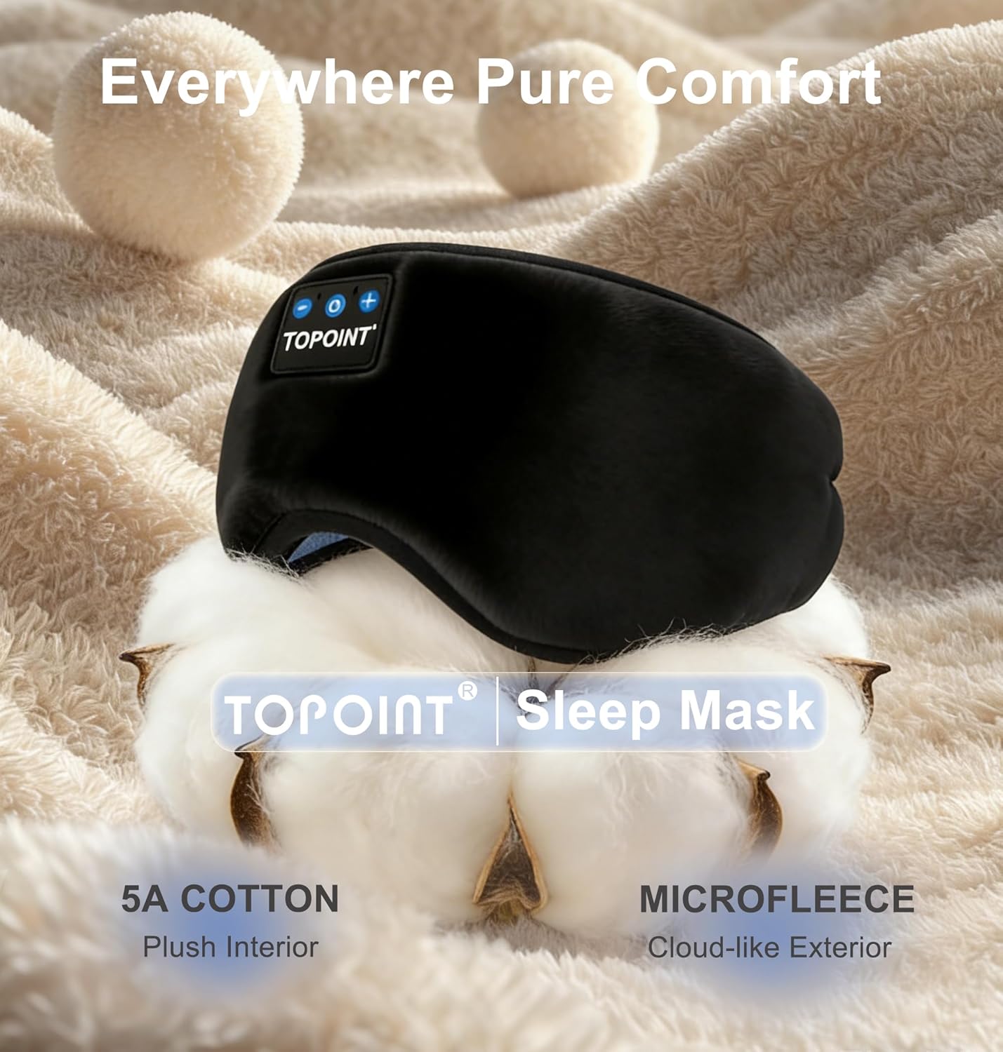 Thumbnail 2 de TOPOINT Sleep Mask Bluetooth 5.4 sleep headphones