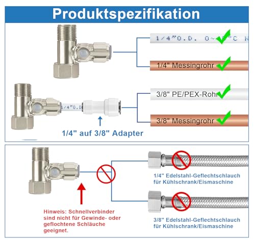 Detalle de ilauke kit de raccordement d’eau 15 m