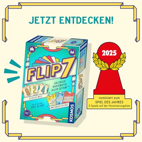 Thumbnail 6 de Kosmos Flip 7 – Kartenspiel mit schnellem Black-Jack-Prinzip für großen Spielspaß