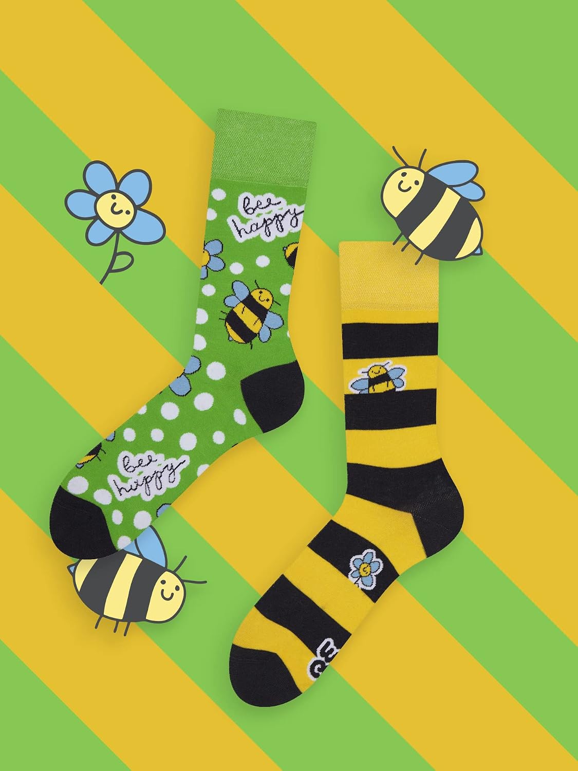 Detalle 2 de Dedoles Socken Unisex aus Baumwolle – 1 Paar mit lustigen Designs (Damen, Herren & Kinder)