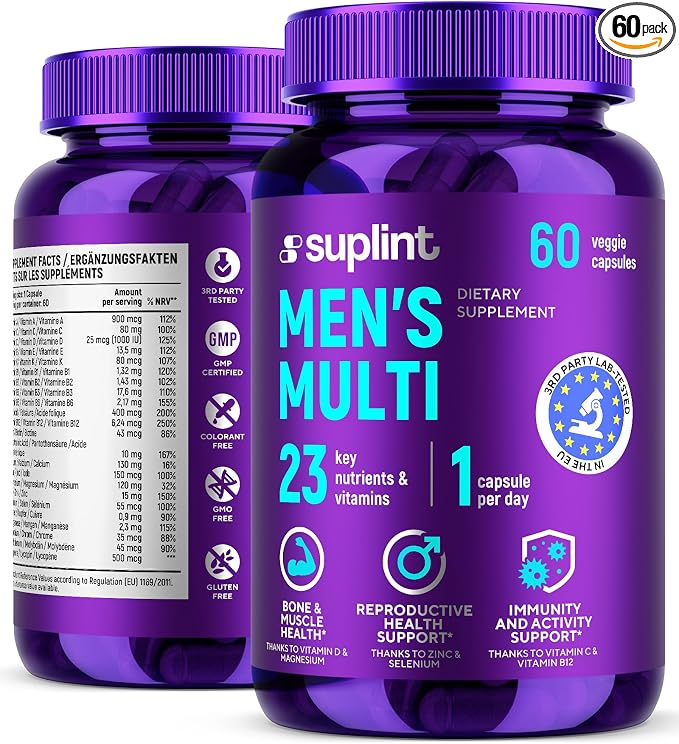 Detalle de Multivitamínico para Hombres Nutrilite - 60 Cápsulas 💊