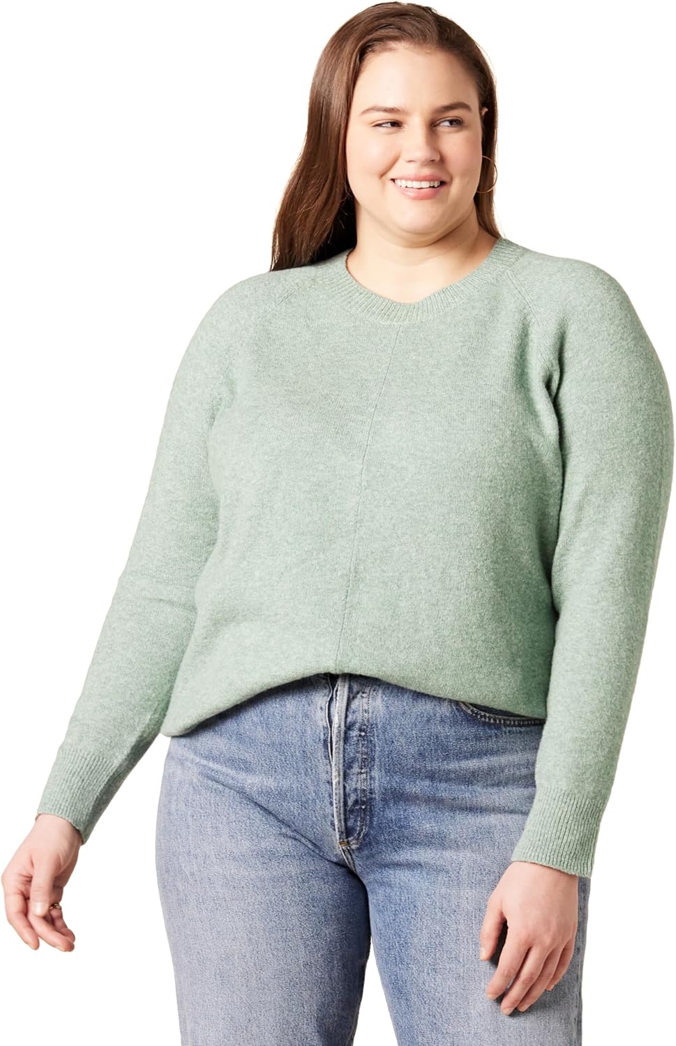 Thumbnail 6 de Amazon Essentials Damen Regular-Fit Langarm-Pullover Rundhalsausschnitt