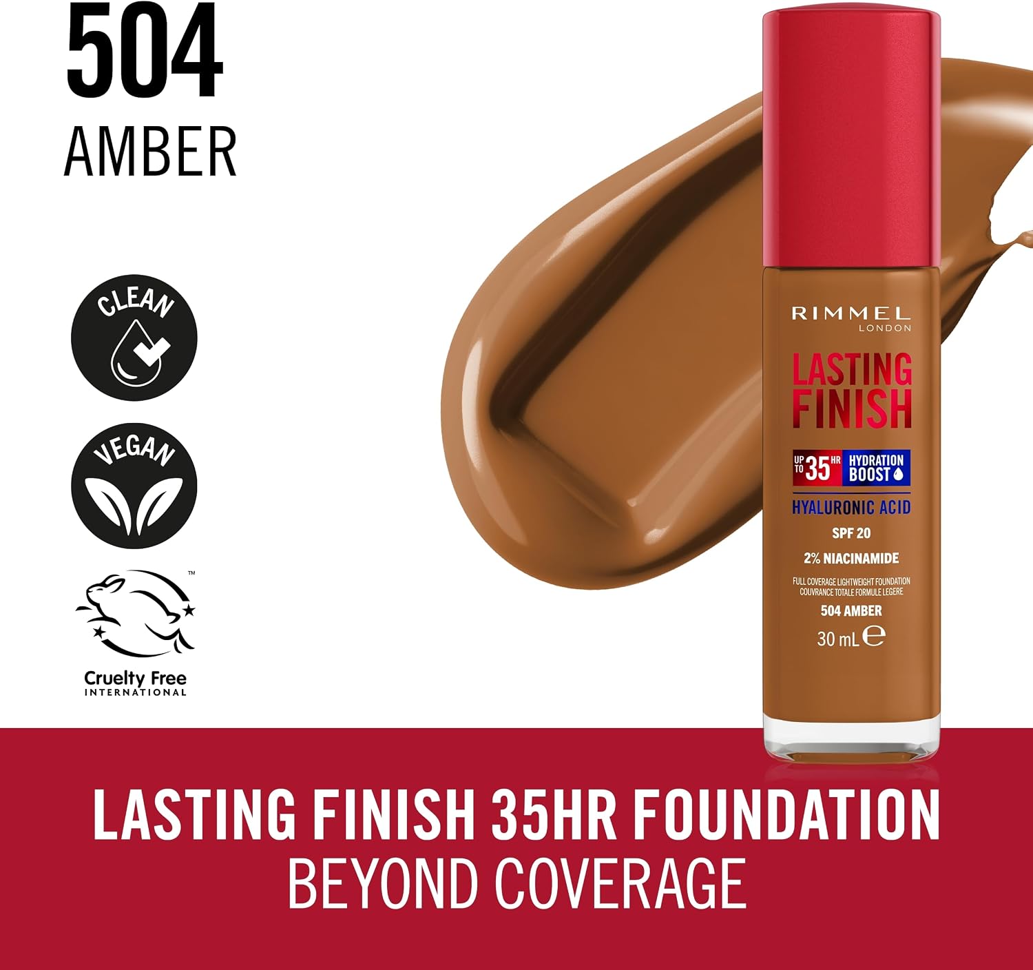 Thumbnail 2 de Rimmel Lasting Finish 35 Hour 30 ml fondotinta