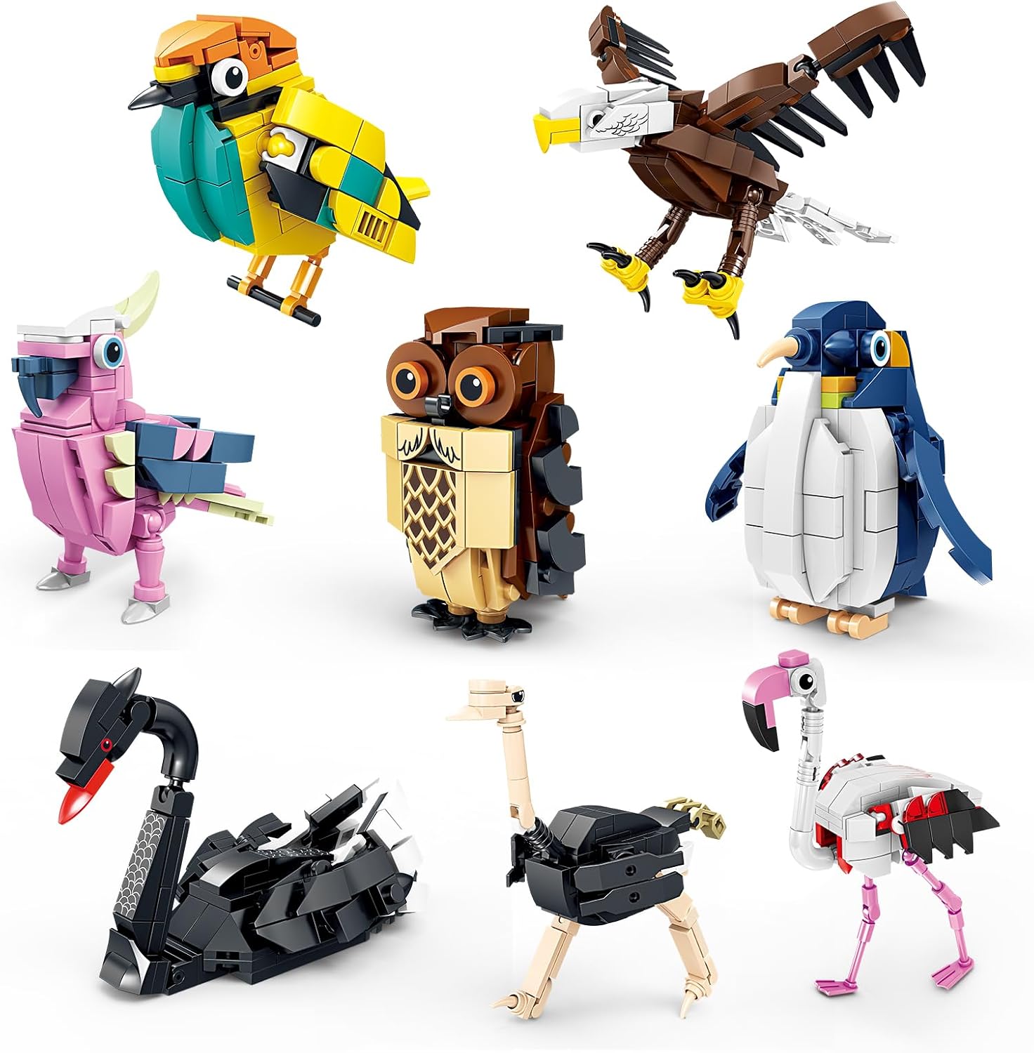 Detalle de Bird Building Set, 835 Pieces