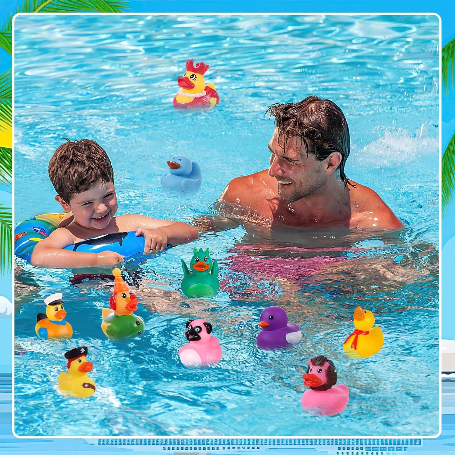 Detalle 2 de 100Pcs Cruise Ducks Tag Kit 🦆