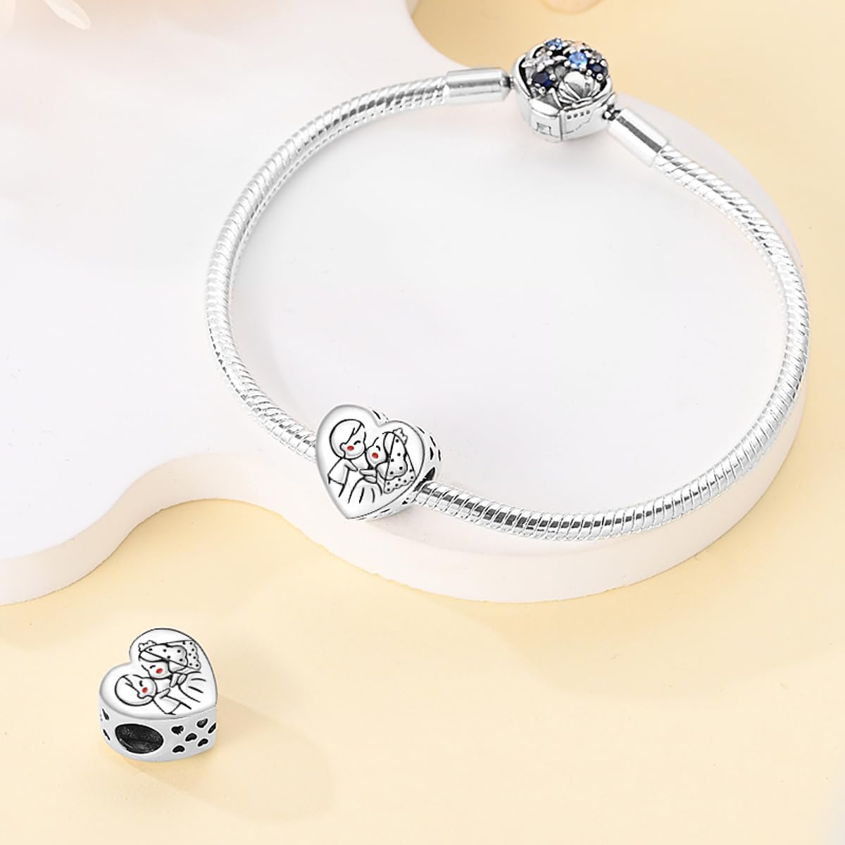 Thumbnail 2 de Pandach Charm Anhänger aus 925 Sterling Silber – kompatibel mit europäischen Armbändern und Halsketten