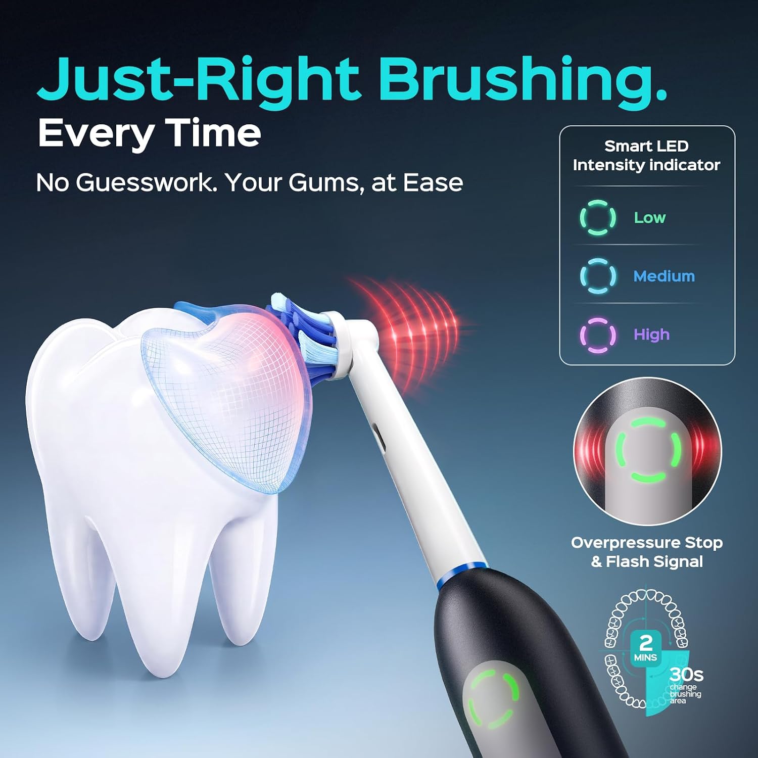 Thumbnail 6 de COSLUS Rotating Electric Toothbrush C60