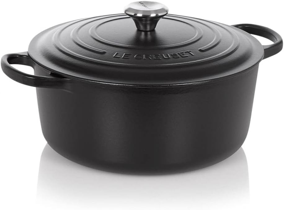 Thumbnail 6 de Le Creuset Signature Gusseisen-Bräter mit Deckel, Ø 24 cm, Rund – Meringue