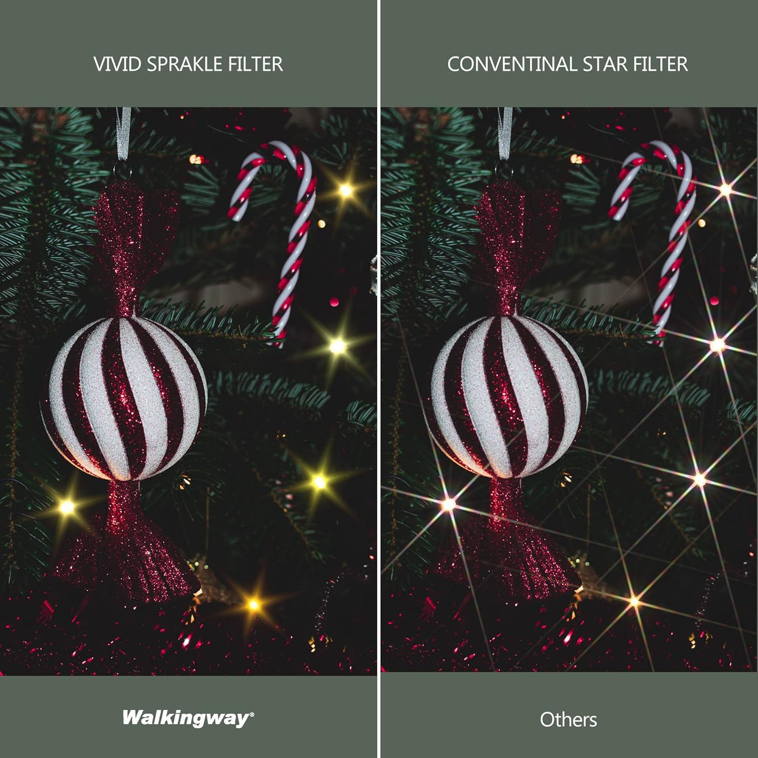 Detalle de Walking Way Sparkle Star Filter - 67 mm Variable Twinkle Effect