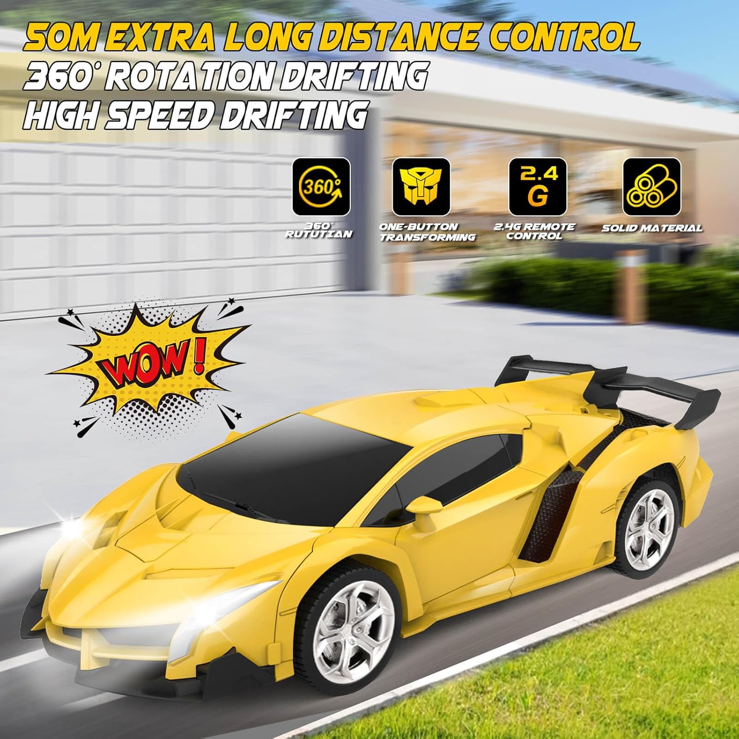 Thumbnail 5 de Britik Transform RC Car 2.4GHz