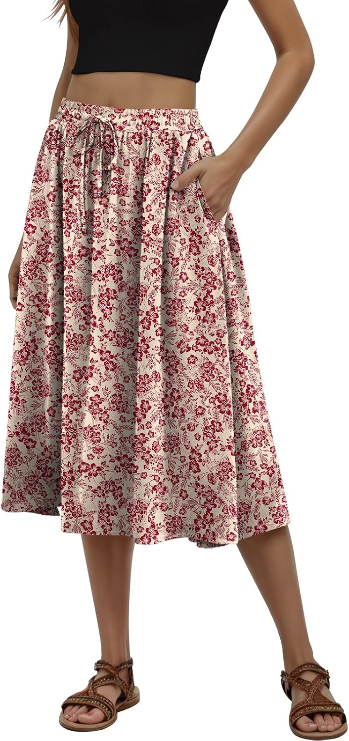 Thumbnail 6 de MLXSJ Women's Midi Skirt Polyester