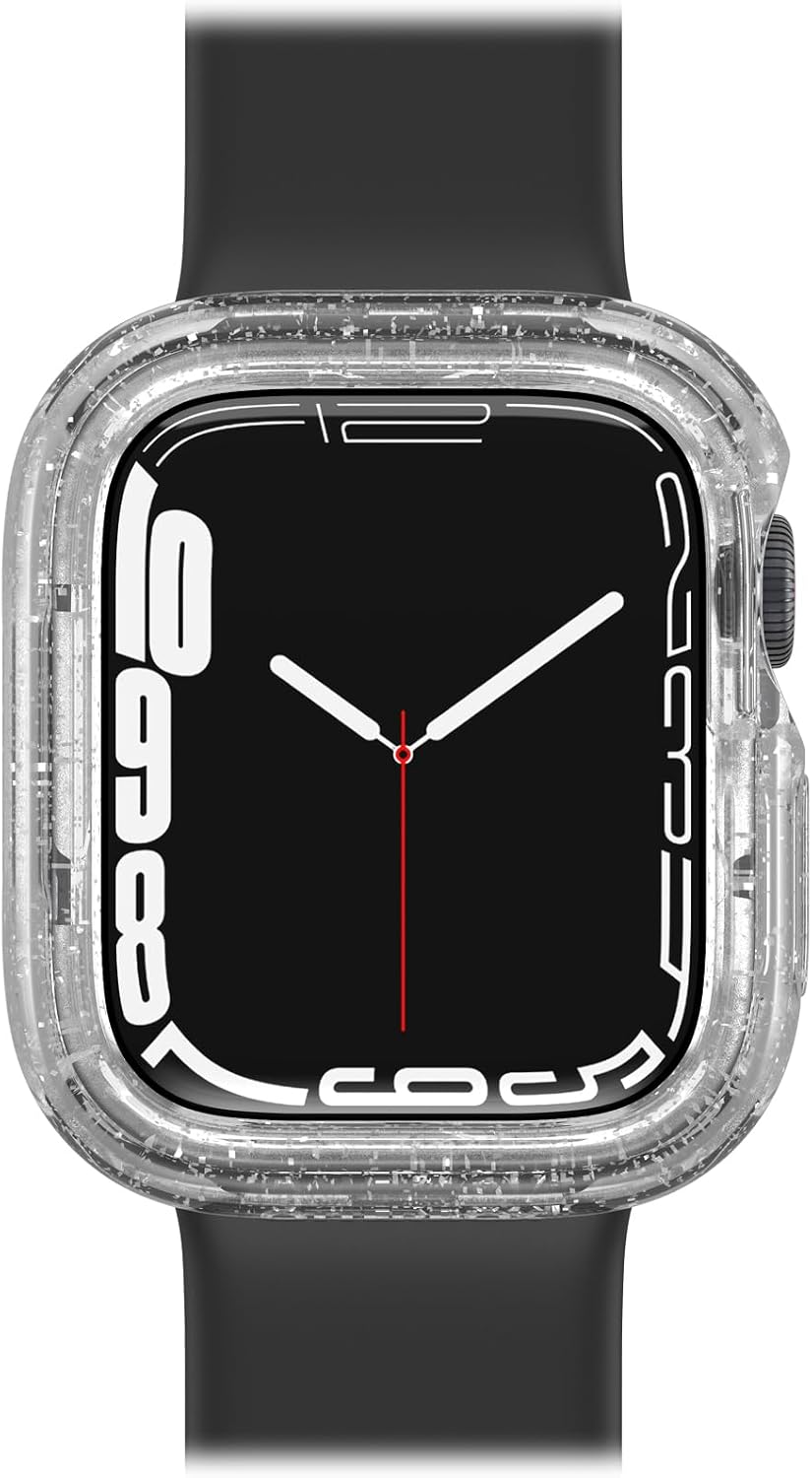 Detalle de Otterbox Watch Bumper pour Apple Watch Series 9/8/7 (41 mm) — coque fine transparente pour protéger l’écran et les bords