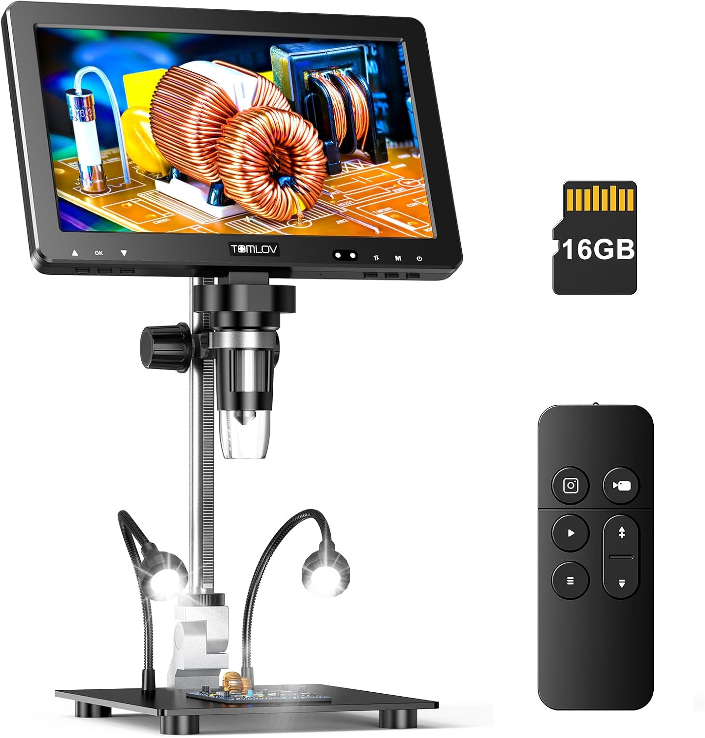Detalle de TOMLOV DM9 Max 10.1" Digital Microscope