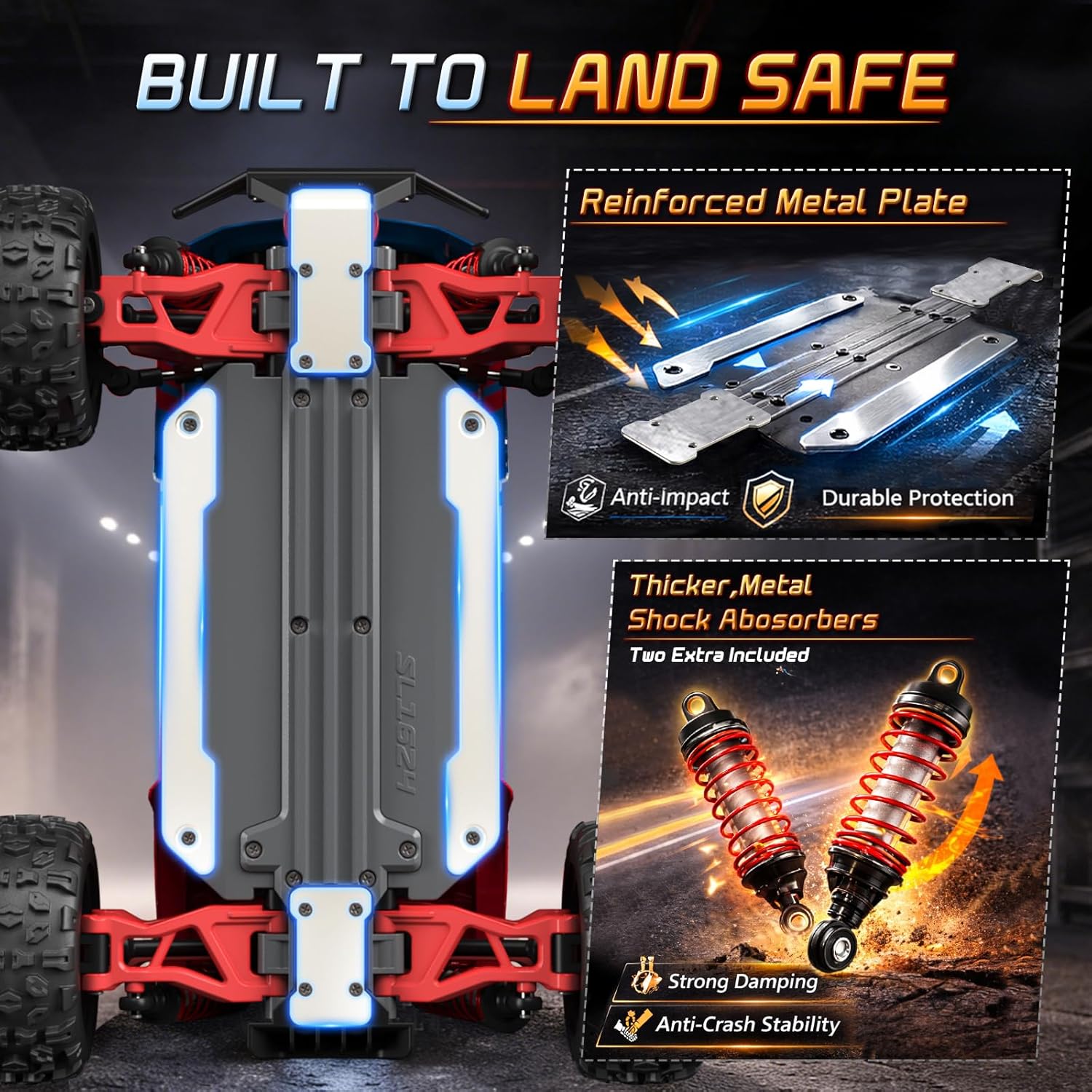 Detalle 2 de Scientoy 1/16 RC Car 45 KPH 4WD Offroad
