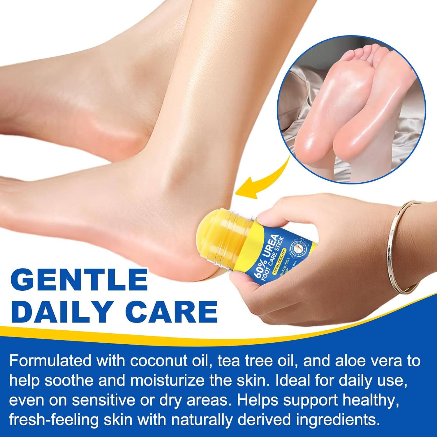 Thumbnail 6 de 60% Urea Cream Stick with 2% Salicylic Acid (1.4oz, 2-pack) for Cracked Heels & Calluses