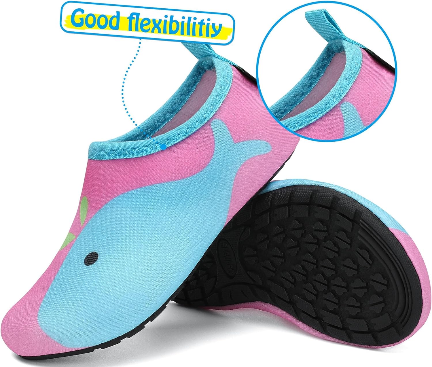 Detalle de SAGUARO Scarpe da Scogli Antiscivolo per Bambini – Leggere, traspiranti e facili da indossare