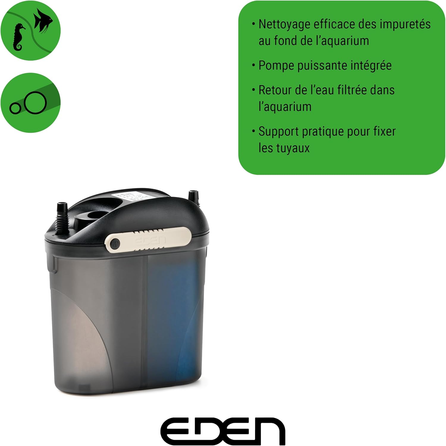 Detalle de Eden PDG 60 aspirateur aquarium 300 l/h đ
