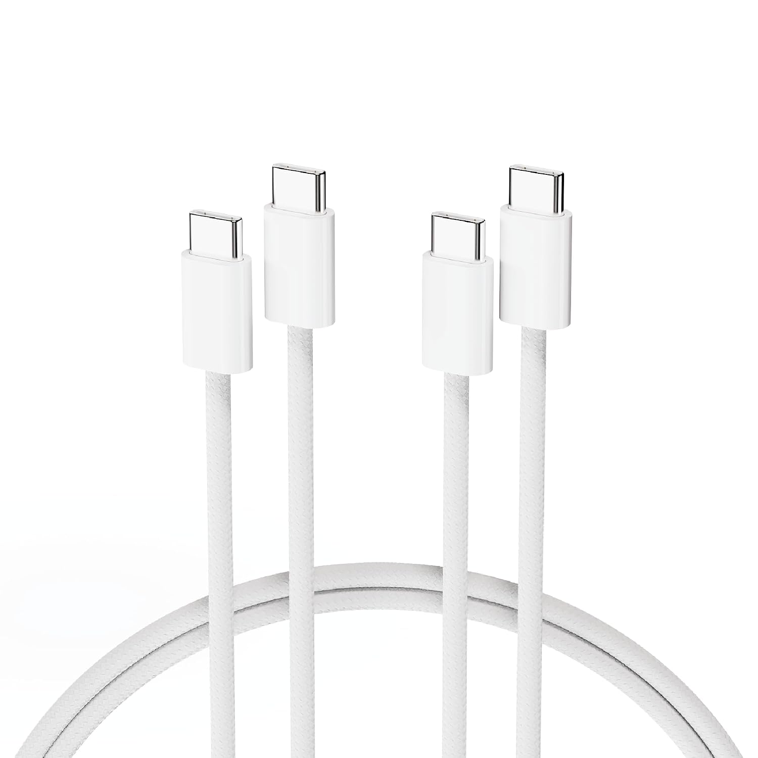 Thumbnail 5 de HIROTO 2-Pack 2m USB-C to USB-C Fast Charging Cable – 60W PD, Nylon Braided