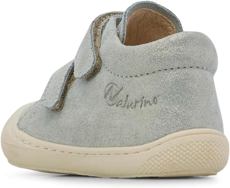 Detalle 2 de Naturino Scarpine Primi Passi in Suede con Stampa Pony – Strappo e suola in gomma