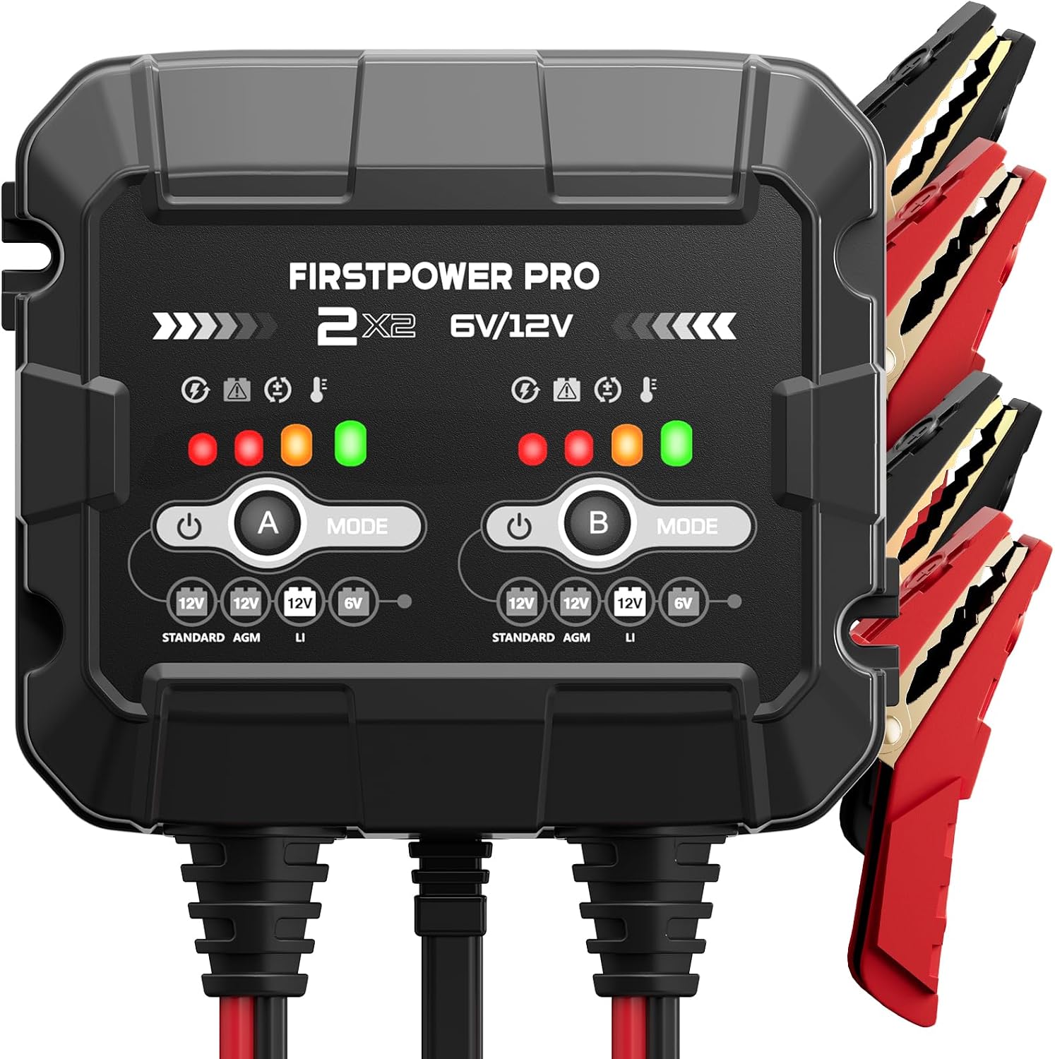 Detalle de 2-Bank 4A Trickle Charger 12V for Car Battery