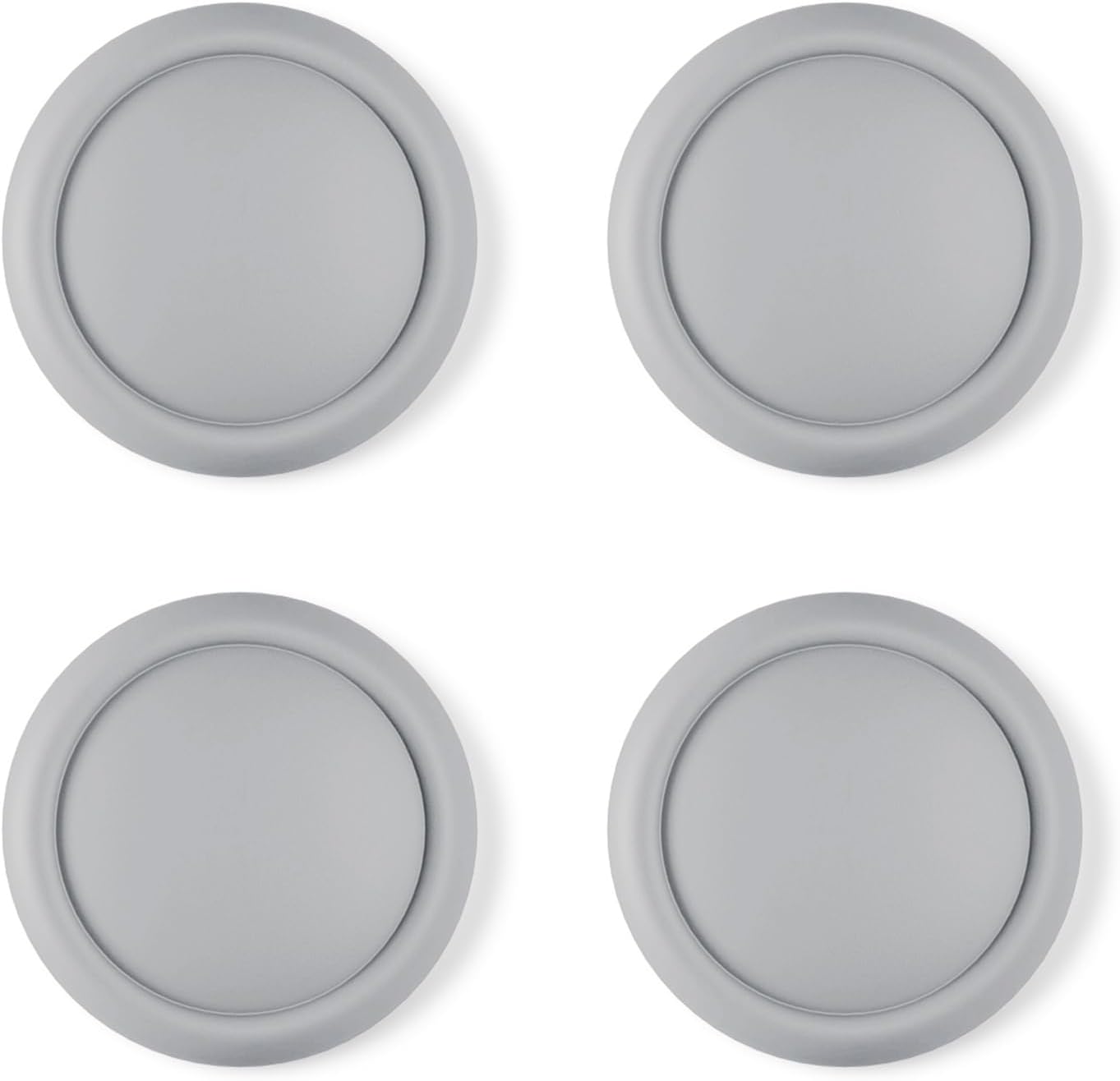 PlayVital Thumb Grips for Nintendo Switch 2 (Joycon 2) – 4-Pack Silicone Caps in New Hope Gray