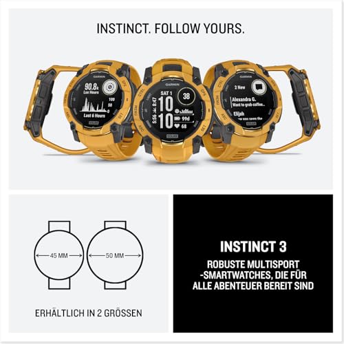 Thumbnail 6 de Garmin Instinct 3 45mm SOLAR – GPS-Multisport-Smartwatch