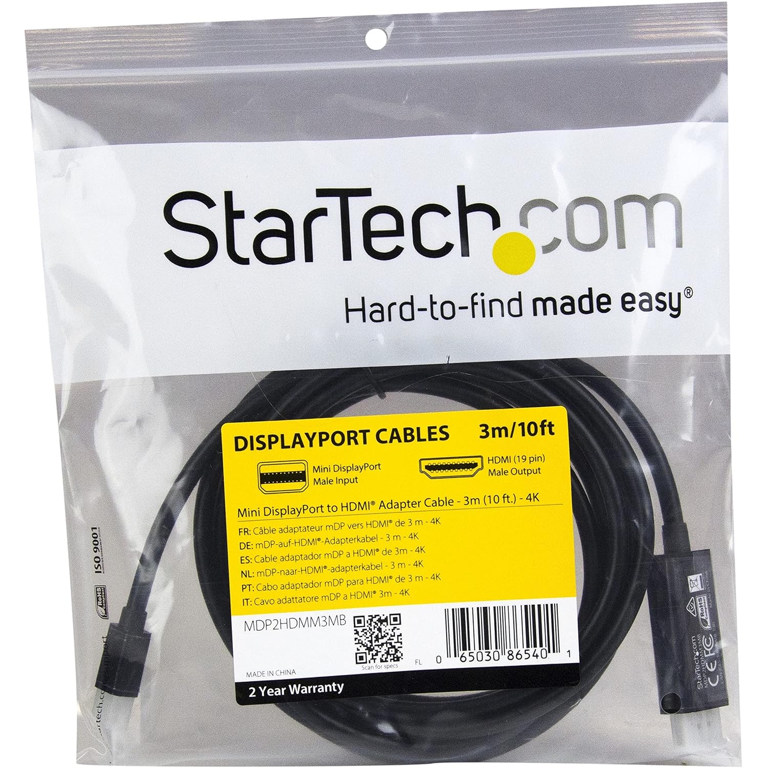 Thumbnail 6 de StarTech.com Mini DisplayPort to HDMI 3m 🔌