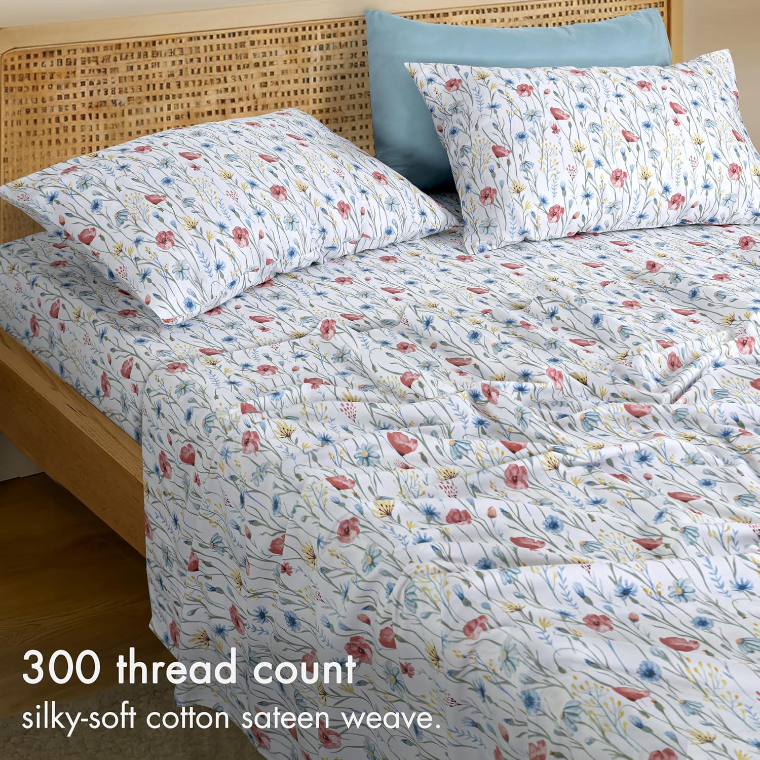 Detalle de RUVANTI Cotton Sheets Set, 4-Piece