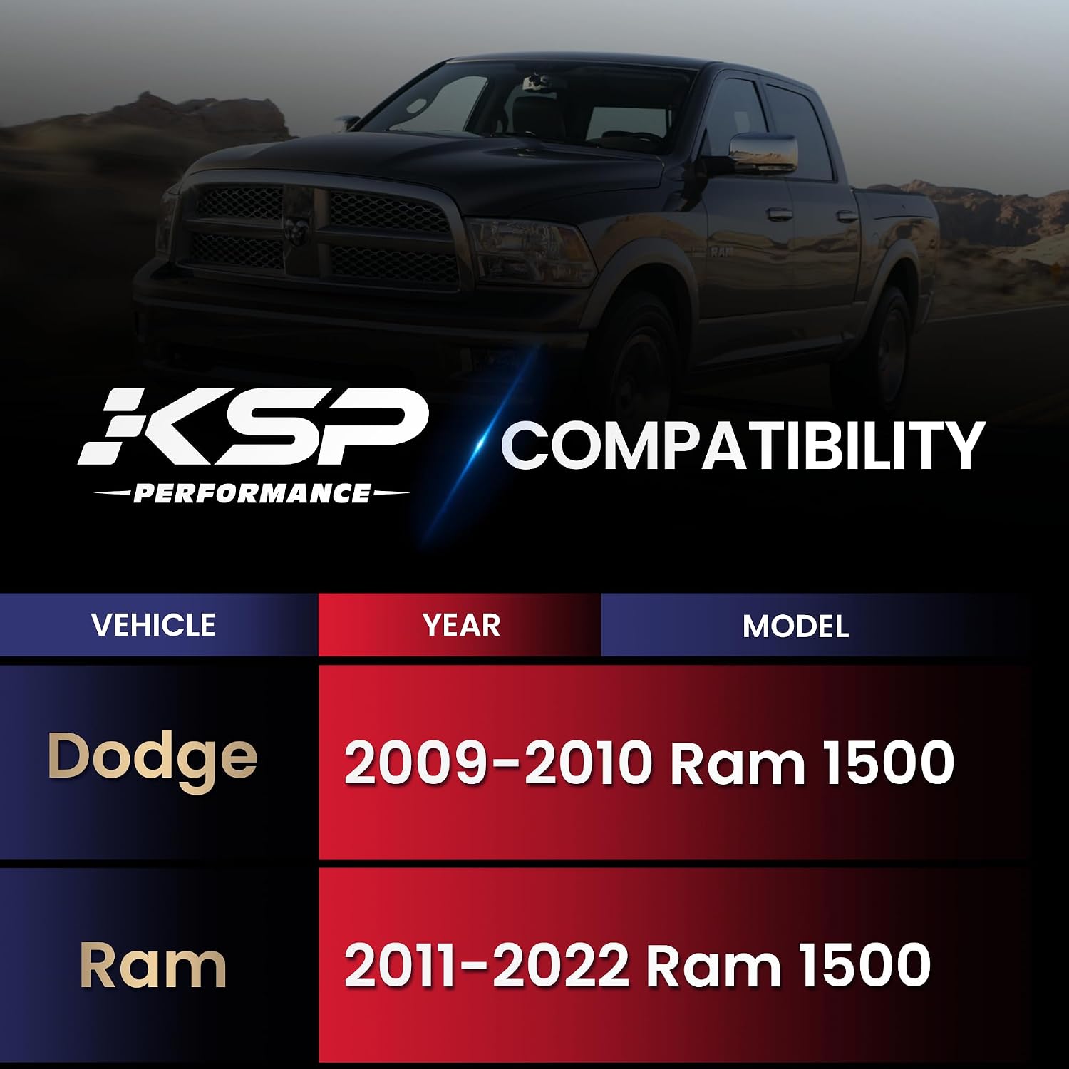 Detalle 2 de KSP Upper Control Arms for Ram 1500 2-4in Lift