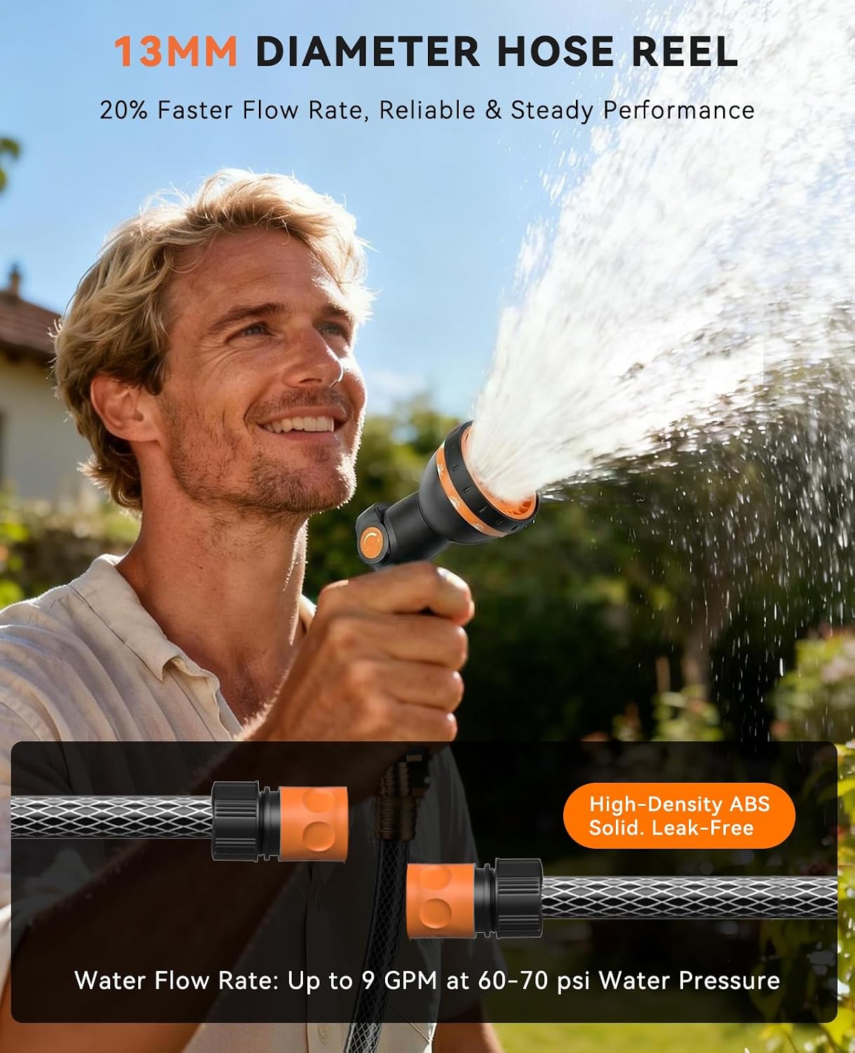 Thumbnail 2 de SUNPOW hose reel 25m retractable garden hose