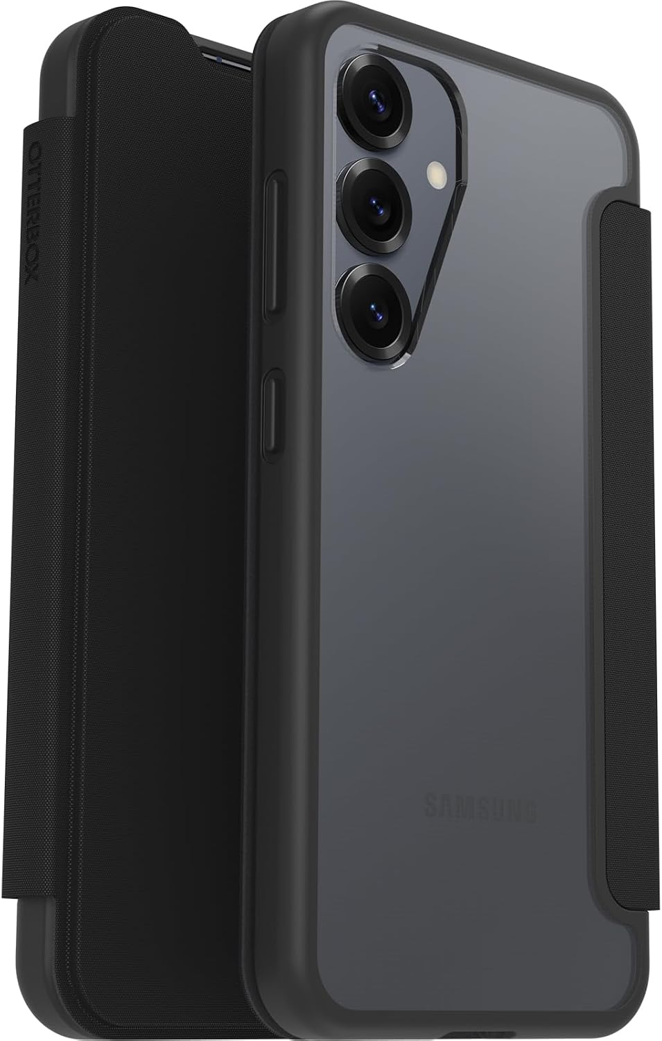 Detalle de Otterbox Coque Folio pour Galaxy S25, antichoc, testé selon normes militaires ⚙