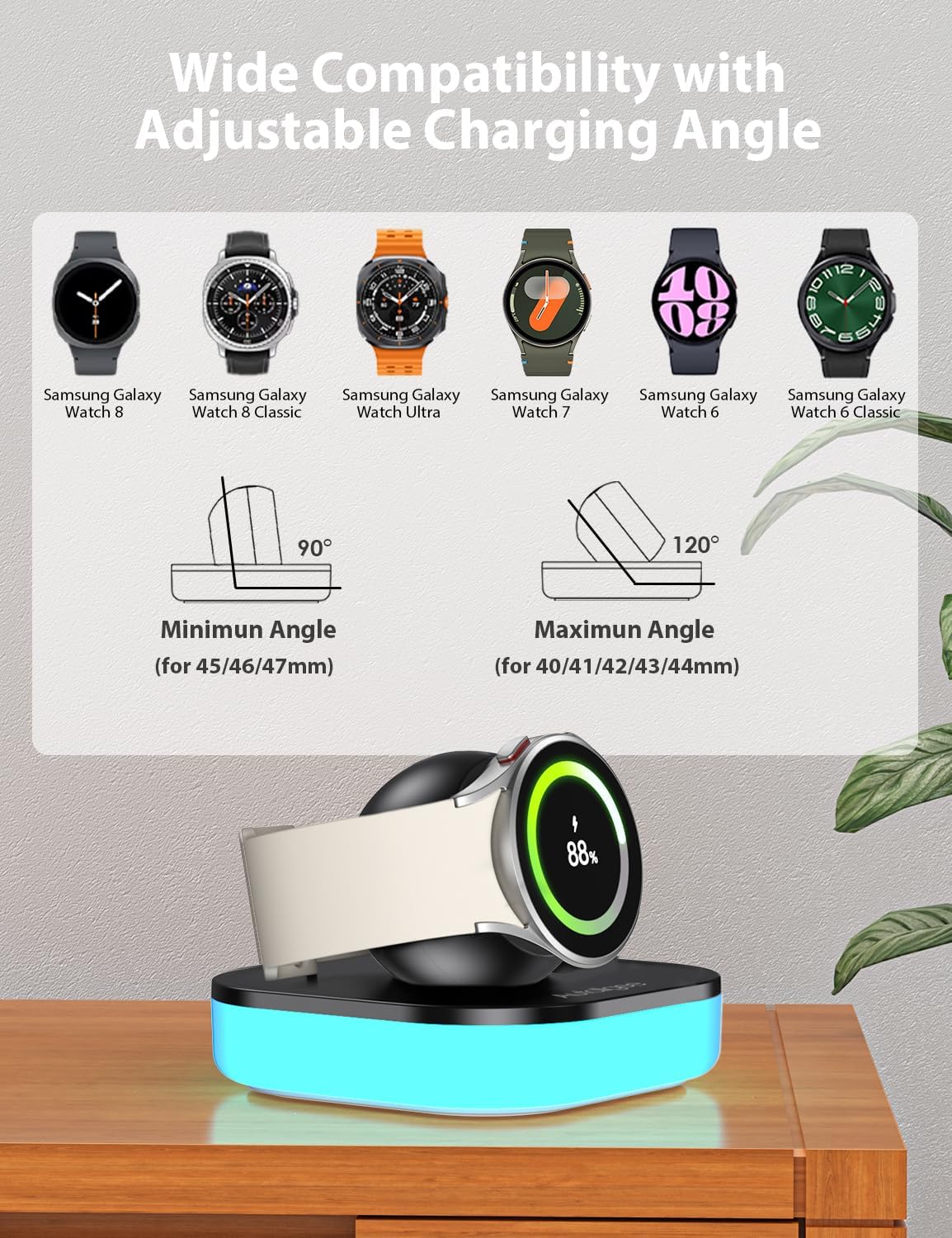 Detalle 2 de Autallgee Galaxy Watch Charger Stand 2025