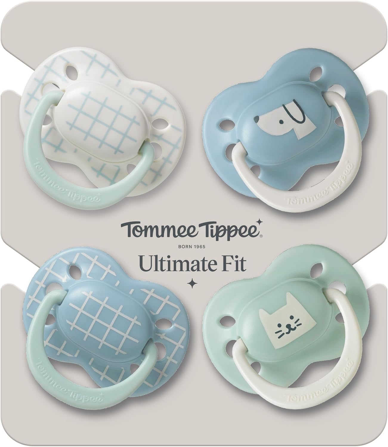 Thumbnail 6 de Tommee Tippee Ciuccio Ultimate Fit 0-6 mesi – confezione da 4, tetina ortodontica in silicone, design simmetrico, BPA free – Club House