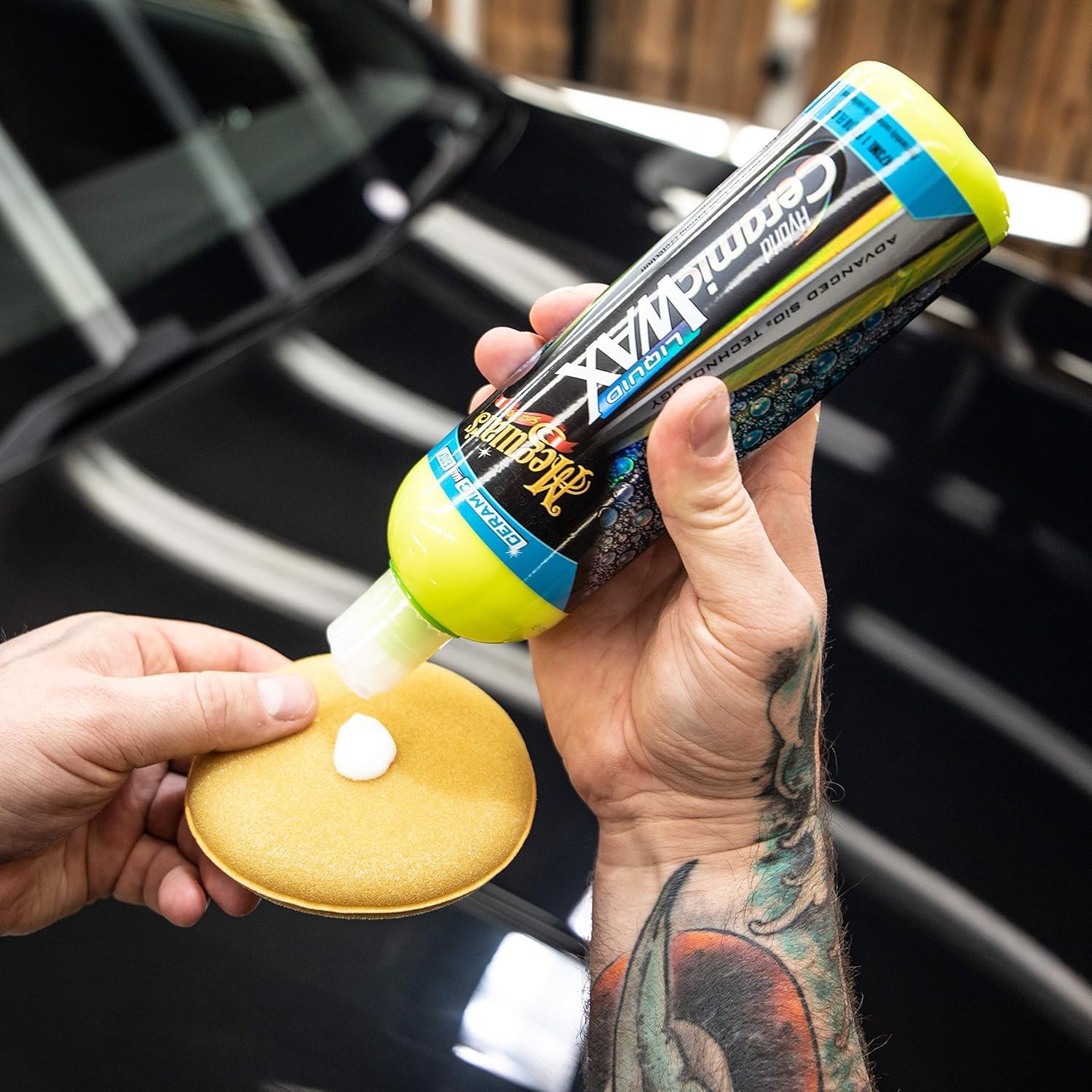 Thumbnail 4 de Meguiar's Hybrid Ceramic Liquid Wax Keramikwachs – Emulsion für Autopflege (473 ml, G200416EU)