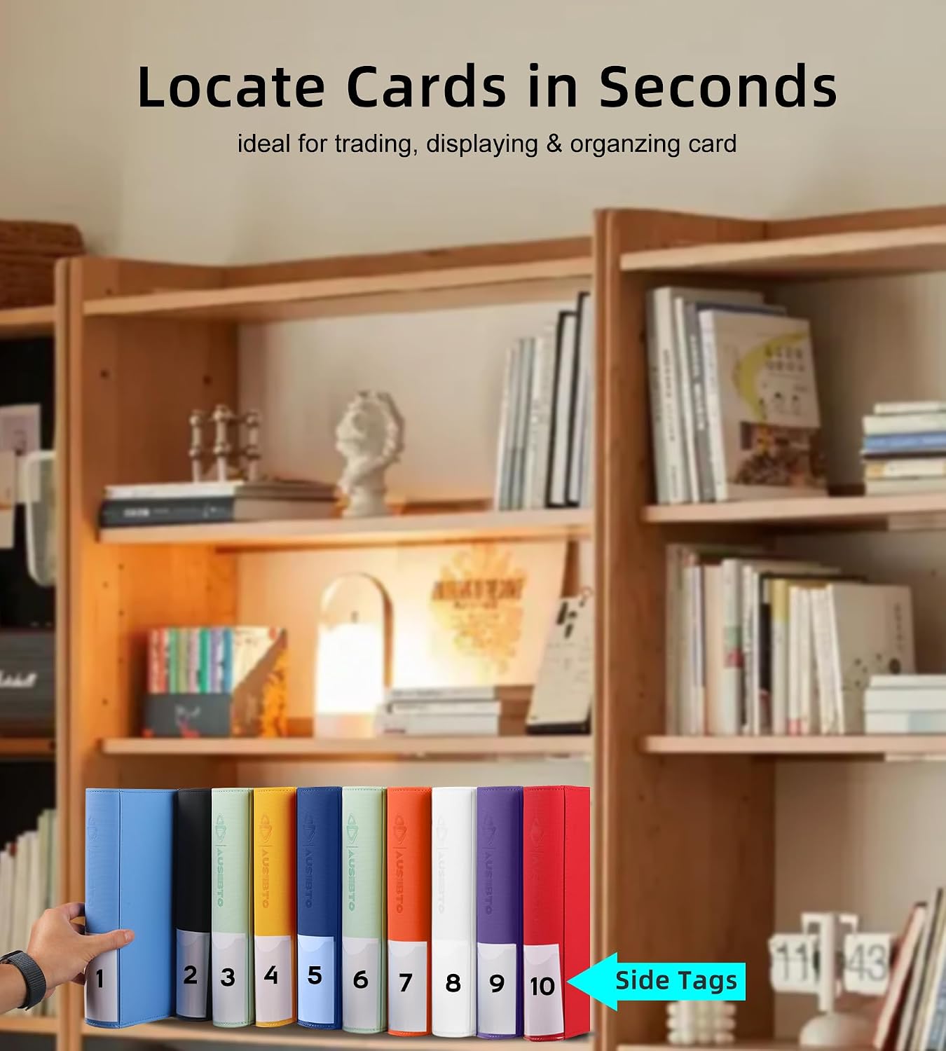 Detalle 1 de Top Loader Binder, 128-Card Capacity