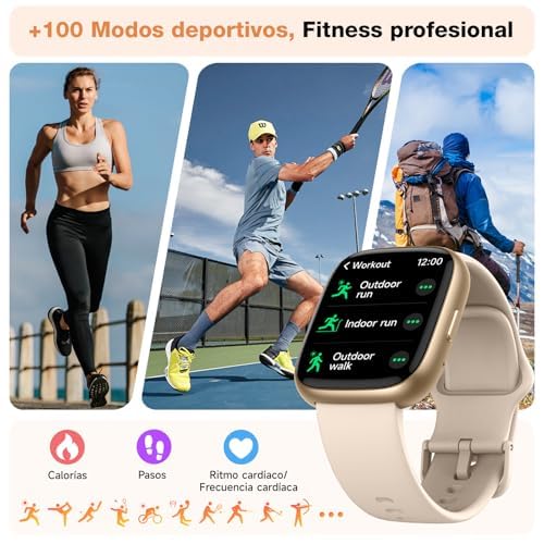 Thumbnail 4 de VRPEFIT Smart Watch para mujer y para hombre: 1.83" HD, llamadas Bluetooth y Alexa integrada