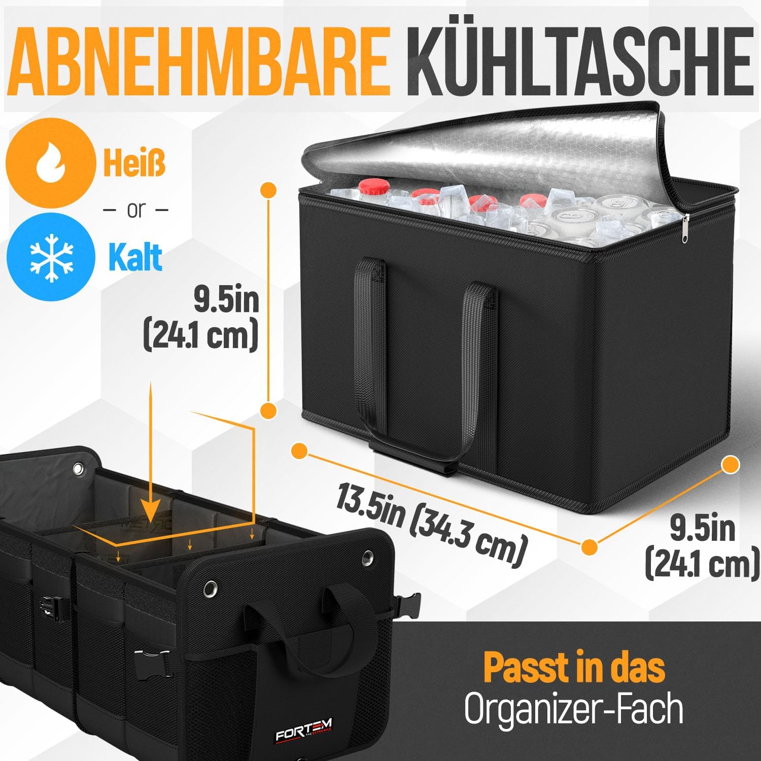 Thumbnail 6 de FORTEM Kofferraum Organizer