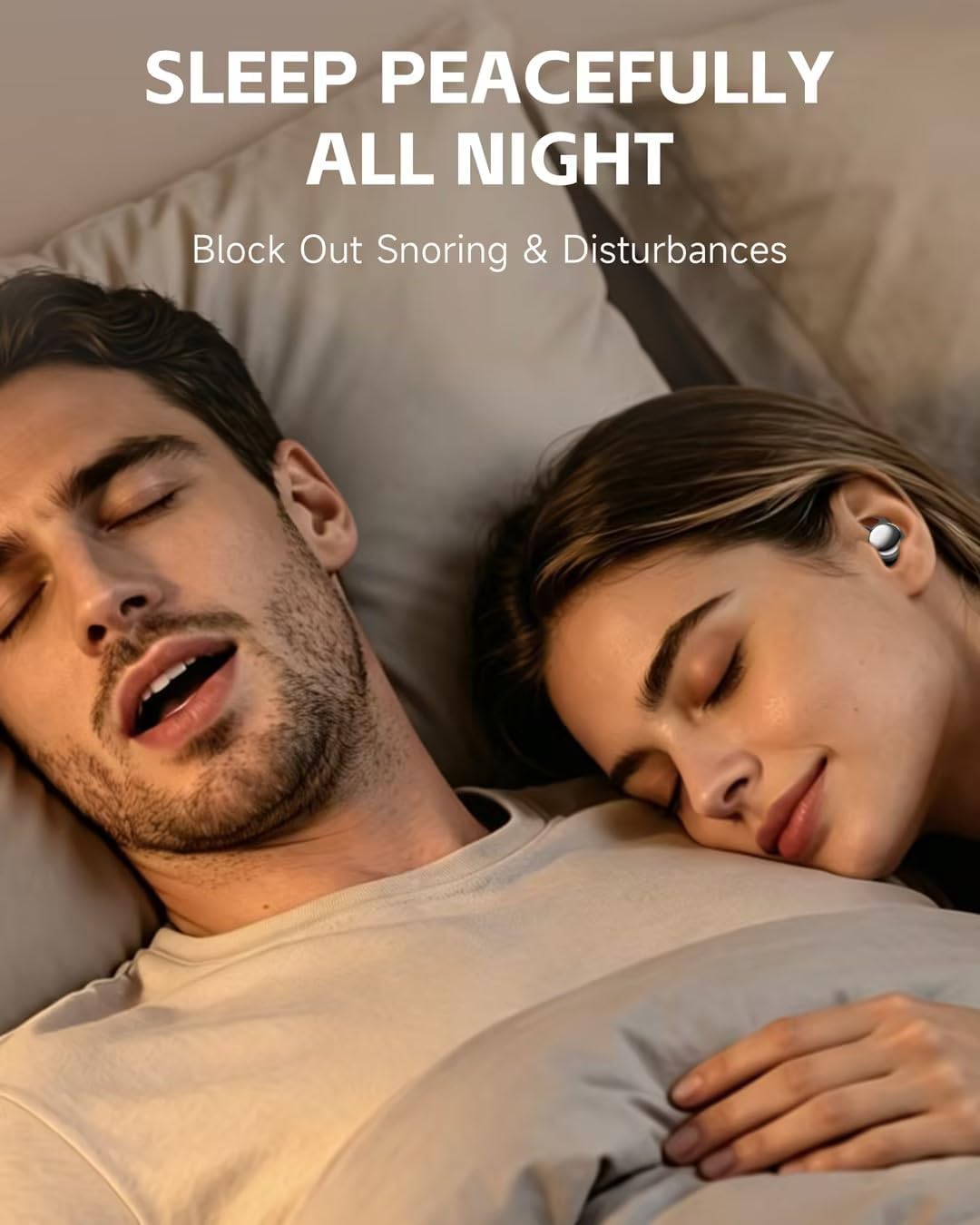 Detalle 2 de Paekole Sleep Earbuds Bluetooth 6.1