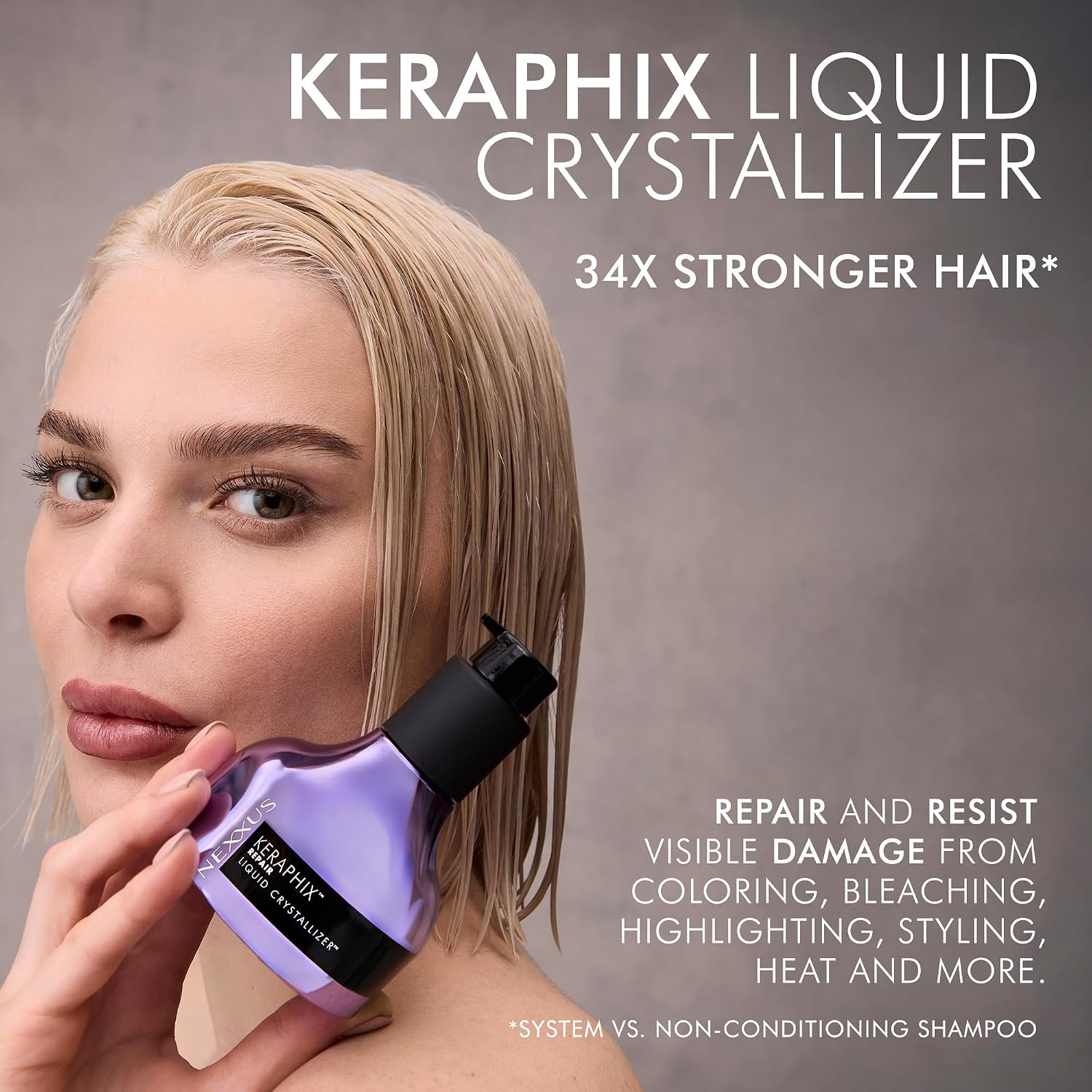 Thumbnail 2 de Nexxus KERAPHIX Liquid Crystallizer Leave-In Treatment, 3.3 fl oz