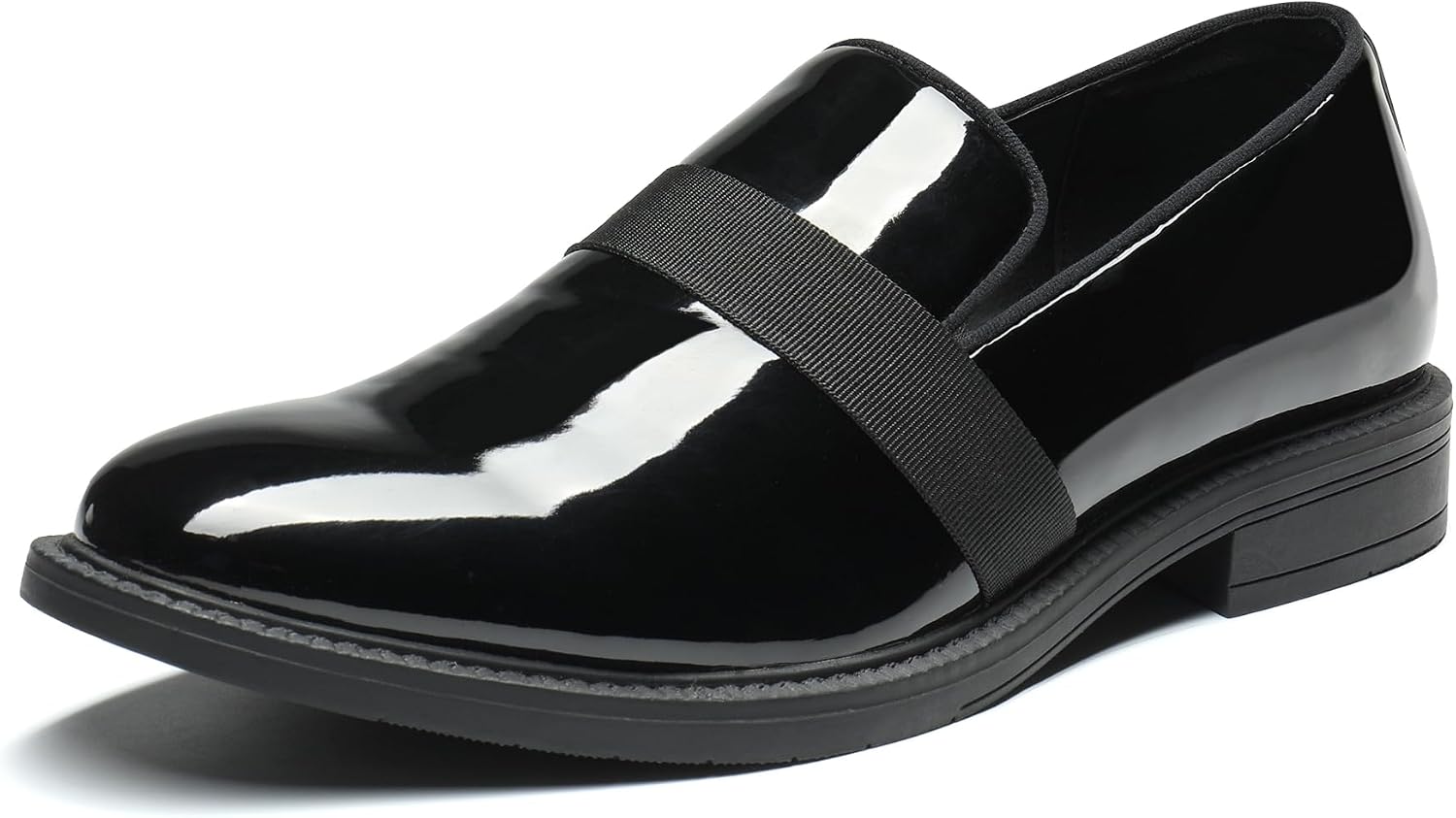Thumbnail 6 de Bruno Marc Men’s Dress Tuxedo Shoe Slip-On Classic Patent Leather Loafers