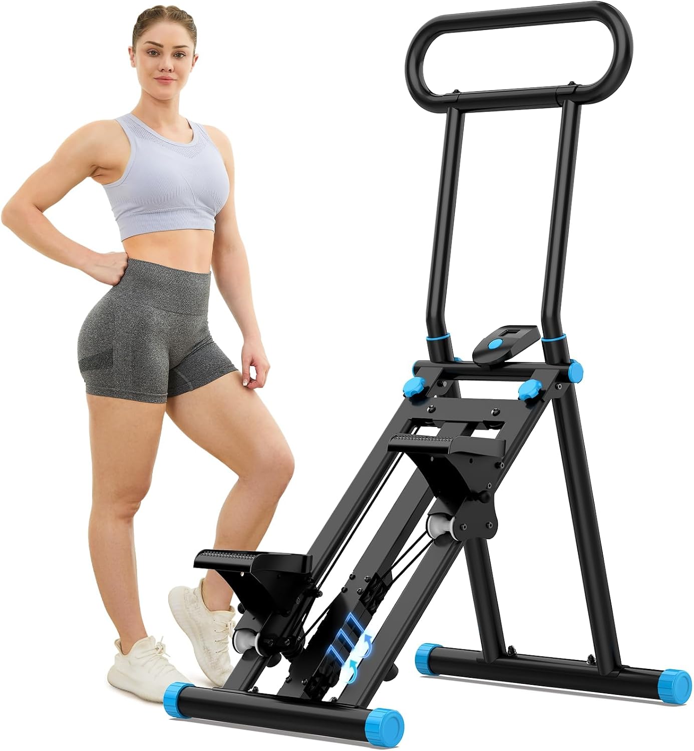 Detalle de HXD-ERGO Home Stair Stepper, 6 Resistance Levels, 3-Height Handlebar