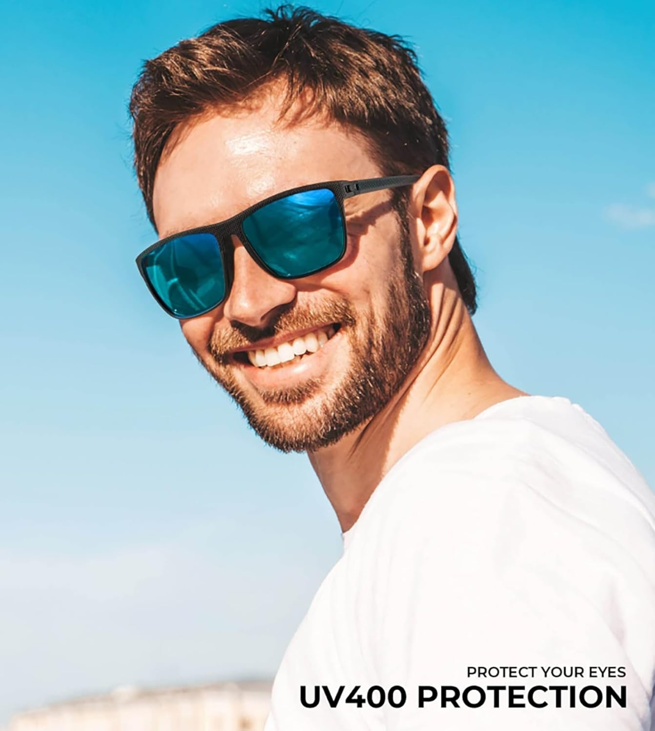 Detalle 2 de KALIYADI Polarized Sunglasses for Men UV Protection 🕶