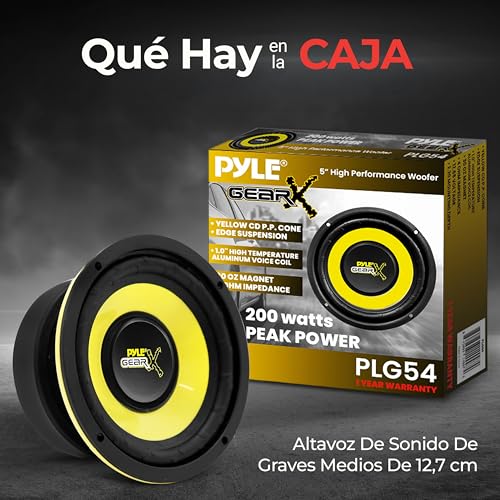 Thumbnail 5 de Pyle Subwoofer 13 cm 200 W ⚡