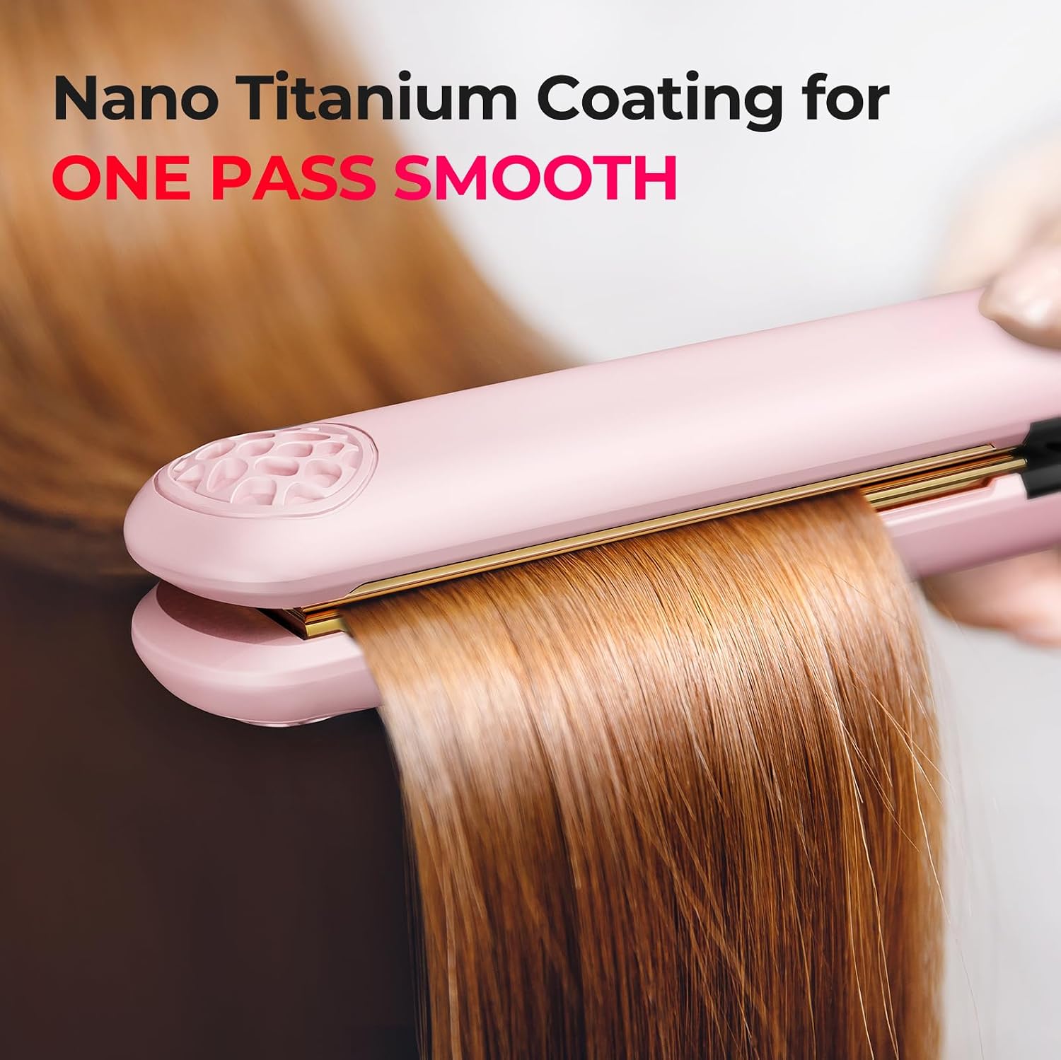 Detalle 2 de TYMO HC201 2-in-1 Titanium Flat Iron and Curler, 1-Inch Plate