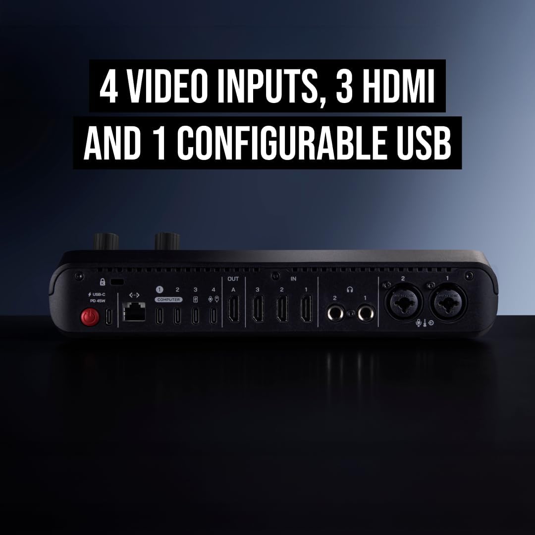 Detalle 2 de RODE ロードキャスター ビデオ S RCVS HDMIビデオスイッチャー、1080p60・24GB内蔵