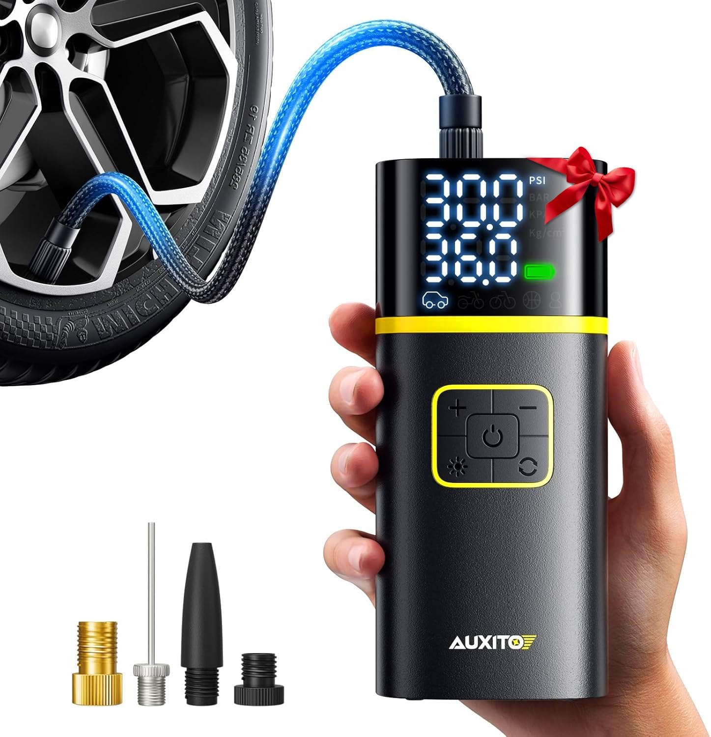 Thumbnail 6 de AUXITO Mini Pompe à vélo 120 PSI