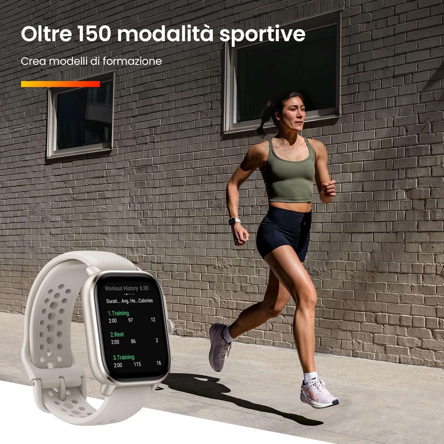 Thumbnail 6 de Amazfit Cheetah Square 44 mm: lo smartwatch da corsa leggero con GPS Dual-Band e mappe offline