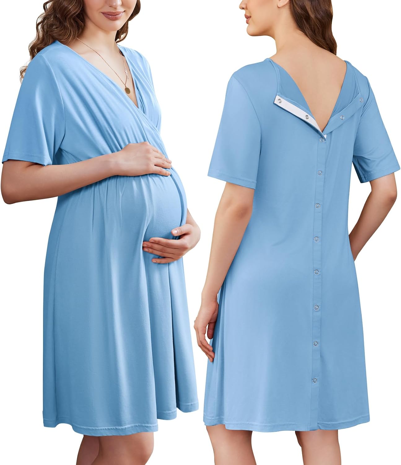 Detalle de Ekouaer Maternity Hospital Gown